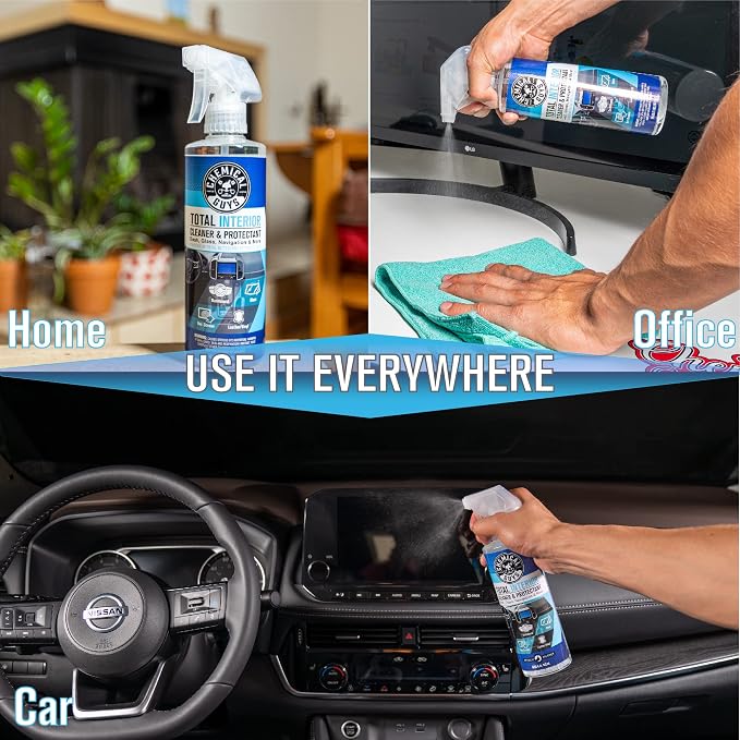 Chemical Guys, Total Interior Cleaner & Protectant for Cars, 16 oz, 2 Pack | Cleans dashboards, seats, door panels, trim and glass in one step, leaving a fresh, streak-free, factory-style look - Image 4