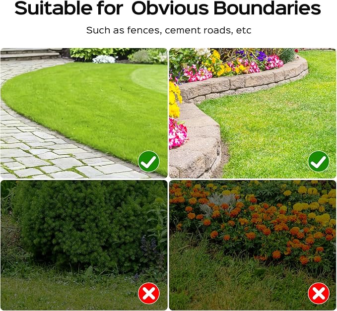 YARDCARE V100 Robot Lawn Mower with HD Vision Navigation, Smart Obstacle Detection, Collision Sensors, Adjustable Cutting Height, Low-Noise Operation—Perfect for Small Lawns up to 1,600 sq ft. - Image 8