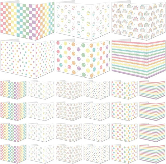 30 Pack Desk Dividers for Students Rainbow Pastel Privacy Folder for Students Waterproof Study Carrel Dividers Testing Divider Privacy Classroom Shield Folder Boards for Classroom Teacher Supplies by Afniimyapt