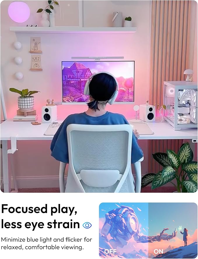 Pixio PX248 Wave Purple 24 inch 200Hz Refresh Rate FHD 1080p Resolution Fast IPS Panel 1ms GTG Response Time Built-in Speakers Gaming Monitor with Adaptive Sync - Image 7