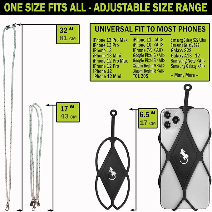 Gecko Travel Tech Cell Phone Lanyard Phone lanyards for Around The Neck Neck Lanyard Phone Crossbody - Image 5