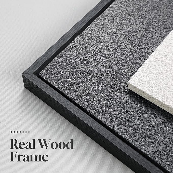 Large 3D Textured Framed Black and White Abstract Wall Art for Living Room, 3 Piece Modern Artwork for Walls, Black White Minimalist Geometric Paintings for Hallway Office Wall Decor 24x36 In - Image 6
