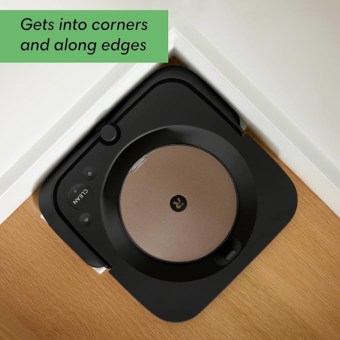 iRobot Braava Jet m6 (6012) Ultimate Robot Mop- Wi-Fi Connected, Precision Jet Spray, Smart Mapping, Works with Alexa, Ideal for Multiple Rooms, Recharges and Resumes, Black - Image 10