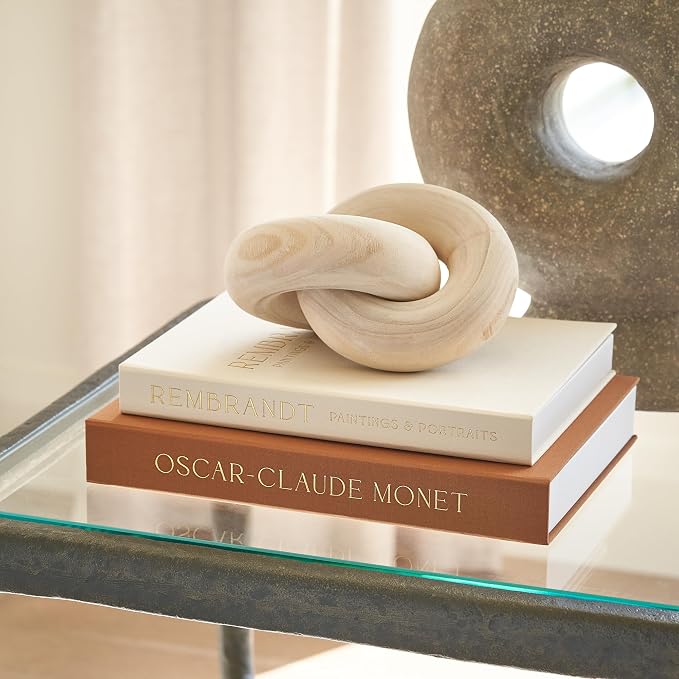 Beautiful Decorative Books - Set of 2 Linen Boxes Enhance Your Coffee Table, Bookshelf or Mantel Decor - Aesthetic Fake/Faux Books for Modern Home Decoration, Photo Storage and as a Keepsake Box - Image 2