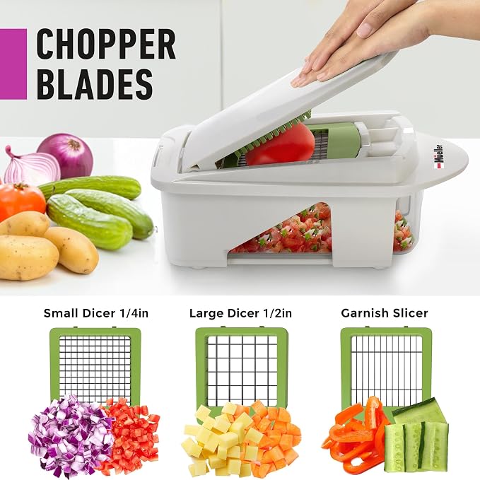 MUELLER HOME Pro-Series All-in-One, 12 Blade Mandoline Slicer for Kitchen - Image 3