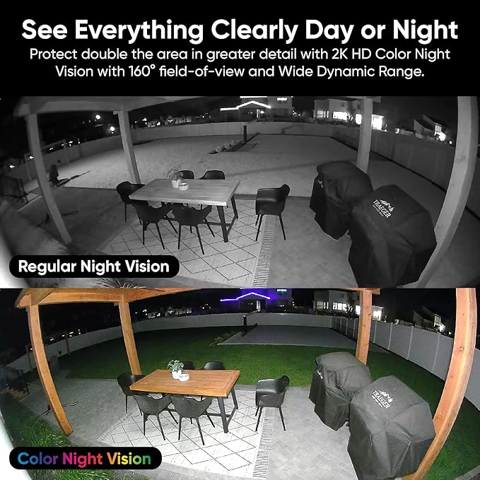 WYZE Bulb Cam Security Camera, 2K HD Outdoor Light Bulb Camera, Color Night Vision, Dimmable LED Bulb, Motion Detection, Siren Alarm, Works w/Alexa/Google Assistant (2 Pack) - Image 5