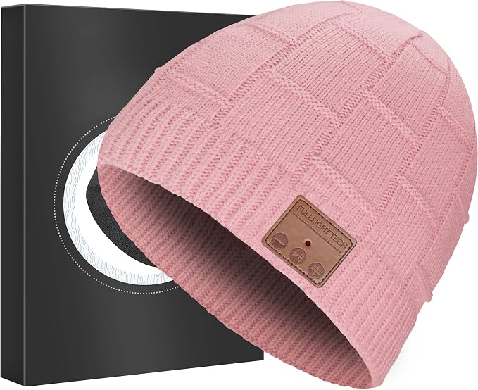 Bluetooth Beanie Hat Headphones Unique Tech Gifts Stocking Stuffer by FULLLIGHTTECH