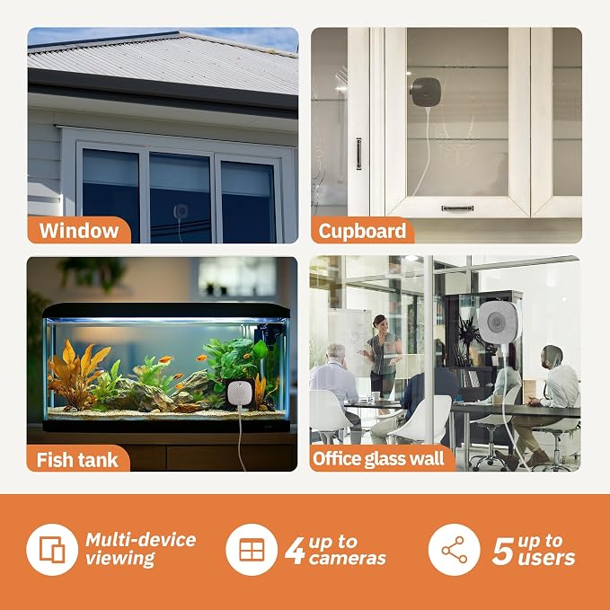 Girafit 3MP 2K Window Camera,2.4GHz & 5GHz WiFi Indoor Cameras for Home Security with ChroMax Al Color Night Vision,Person & Motion Detection,24/7 Recording,Easy & Quick Install - Image 6