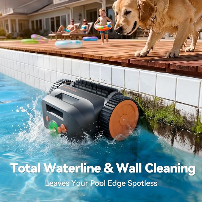 Ultra Nebula Cordless Pool Vacuum Robot, with 5580 GPH Suction, 180 Mins Runtime, Floor & Wall Cleaning, Smart Navigation, Pool Cleaner for Inground and Above Ground Pools up to 3229 Sq.Ft - Image 4