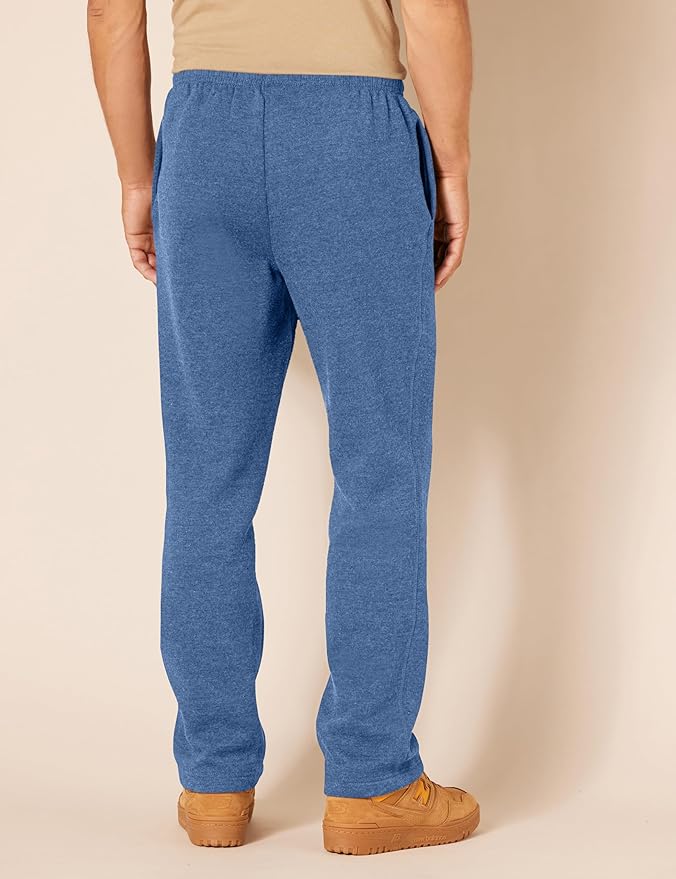 Amazon Essentials Men's Relaxed Straight Leg Fleece Open Bottom Sweatpant (Available in Big & Tall) - Image 3