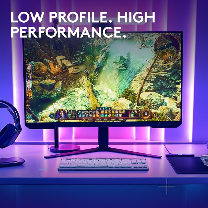 Logitech G515 TKL Wireless Gaming Keyboard (Linear) + G309 Lightspeed Wireless Gaming Mouse Bundle - White - Image 2