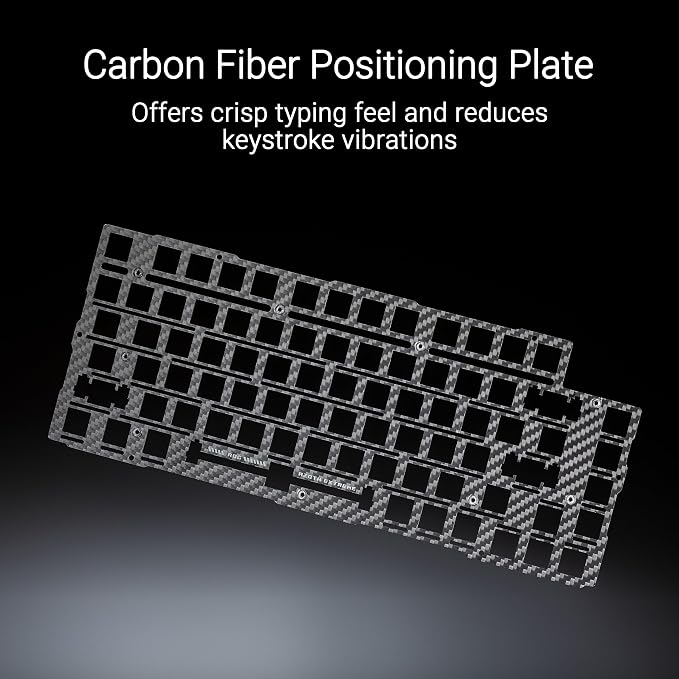 ASUS ROG Azoth Extreme Wireless Mechanical Gaming Keyboard – 75% TKL, ROG NX Storm Clicky Switches, PBT Keycaps, Aluminum Chassis, Carbon Fiber, Gasket Mount, Color OLED Screen, PC/Mac Support - Black - Image 3
