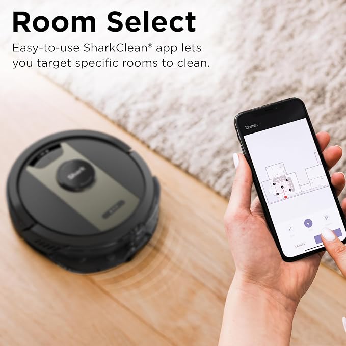 Shark IQ 2-in-1 Robot Vacuum and Mop with Row-by-Row Cleaning, Perfect for Pet Hair, Compatible with Alexa, No Self-Empty Base, Black/Bronze, RV2410WD - Image 9