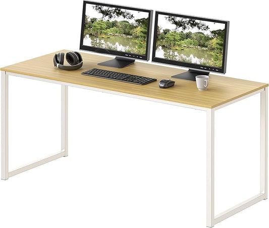 SHW Mission 48-Inch Home Office Computer Desk, Oak by SHW