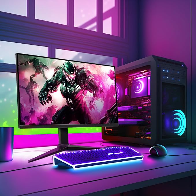 Amazon Basics 27 inch Gaming Monitor, FHD 1080P, 165Hz, VESA Compatible, Adaptive sync, 1ms Response, Black - Image 7