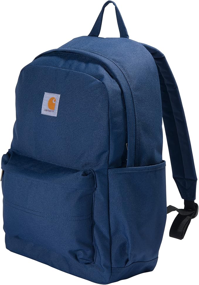 Carhartt 21L Classic Laptop Backpack, Durable Water-Resistant Pack with Laptop Sleeve, Blue - Image 2