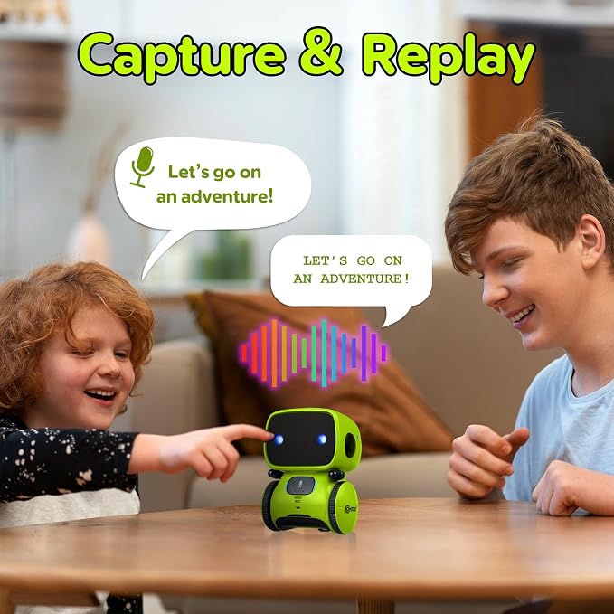 Contixo R1 Kids Robot Toy, Mini Electronic Robot with Lights, Music, Dancing, Touch Sensor, Educational Toy for Boys Girls Ages 3-8 - Image 5