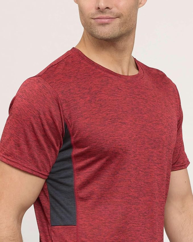 5 Pack Men's Dry Fit Short Sleeve T-Shirt Gym Workout Athletic Running Tee | Cooling, Moisture-Wicking, Crew Neck, Quick-Dry, Breathable, Active, Exercise, Fitness, Basketball, Cycling, Hiking, Tennis - Image 6