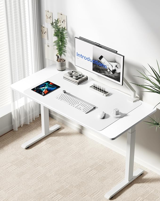 YSAGi Leather Desk Protector, Office Mat, Large Mouse Mat, Non-Slip PU Leather Blotter, Laptop Desk Mat, Waterproof Writing Pad for Office and Home(White, 40" x 24") - Image 2