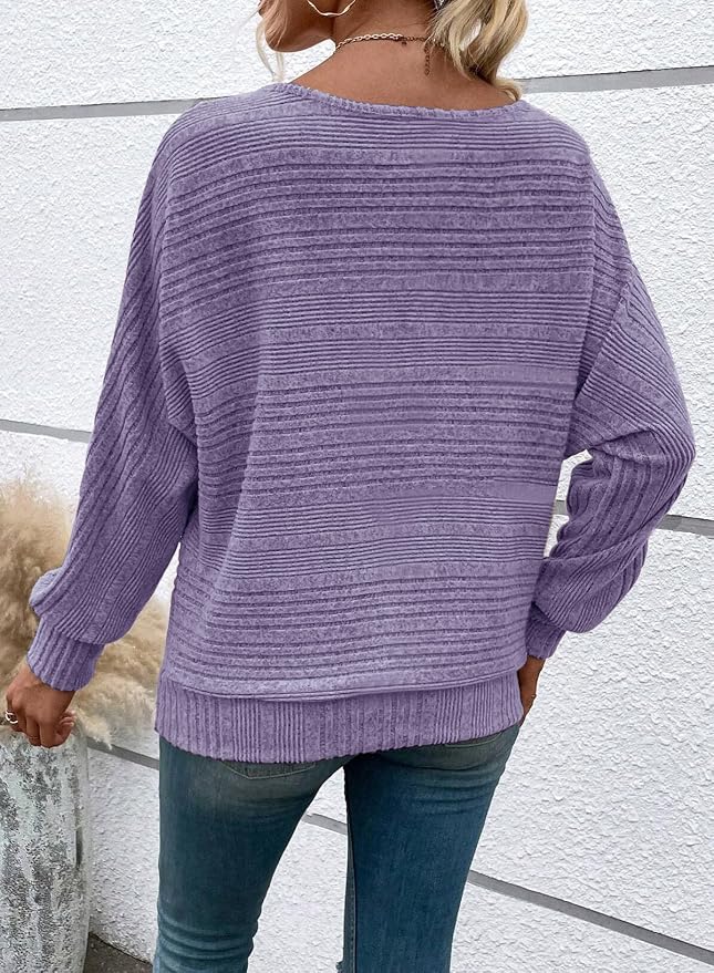 Womens Long Sleeve Shirts Crewneck Tunic Tops Pullover Sweaters Business Casual Blouses Fall Fashion 2026 - Image 7