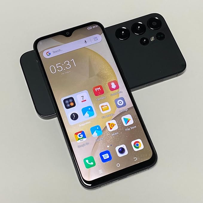 Unlock Phone, 4G Network Android Phone, 6.3-inch Screen, 2GB RAM+16GB ROM/TF 128GB, Dual SIM Cards, Dual Cameras, Suitable for Novice Users (89black) - Image 3