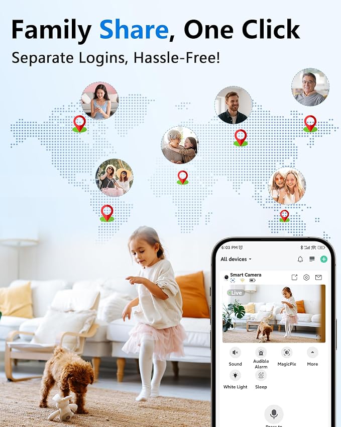 AMTIFO Security Cameras Wireless Outdoor Magnetic: Install-Free Smart Indoor 2K WiFi - Long Battery Life Powered Wireless Cameras for Home Security with AI Motion Detection - Image 9