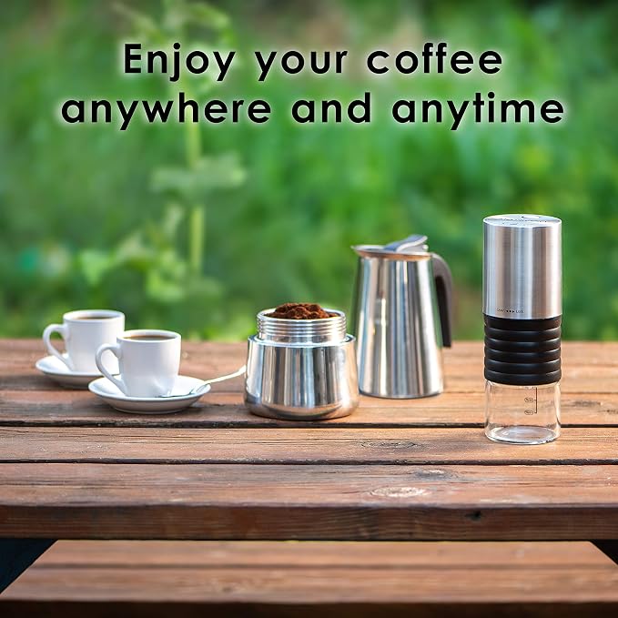 Mixpresso 6 Cup Greca Moka Pot, Stainless Steel Stovetop Espresso Maker | 300ml/10oz Italian stovetop coffee maker with classic percolator design, ideal for preparing coffee at home or while camping - Image 9