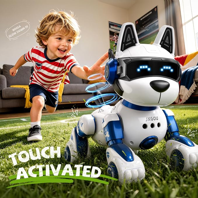 Smart Robot Dog, 2.4GHz Remote Control Robot Dog Toys for Kids 5-7 8-12, Voice & APP Control, Interactive Realistic Robot Puppy Toys for 5 6 7 8 9 10 11 12 Year Old Boys, Birthday Boy Girl Gift - Image 6