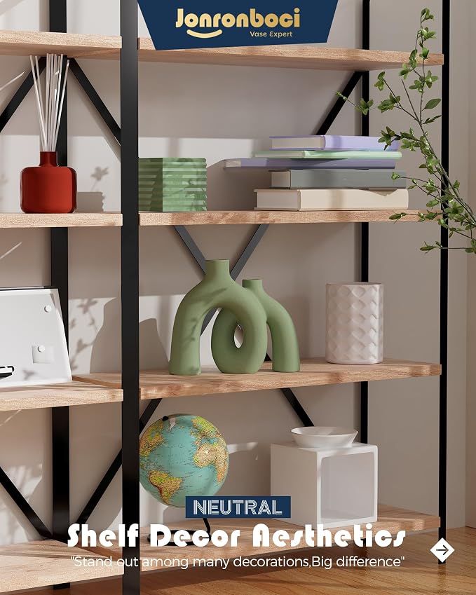 Hug Donut Decorative Vase Set - Sage Green Modern Nordic Boho Style Vases Home Decor,Matte Ceramic Decorations for Living Room Shelf, Bookshelf Mantle Entryway Table or Console Décor(Green) - Image 6