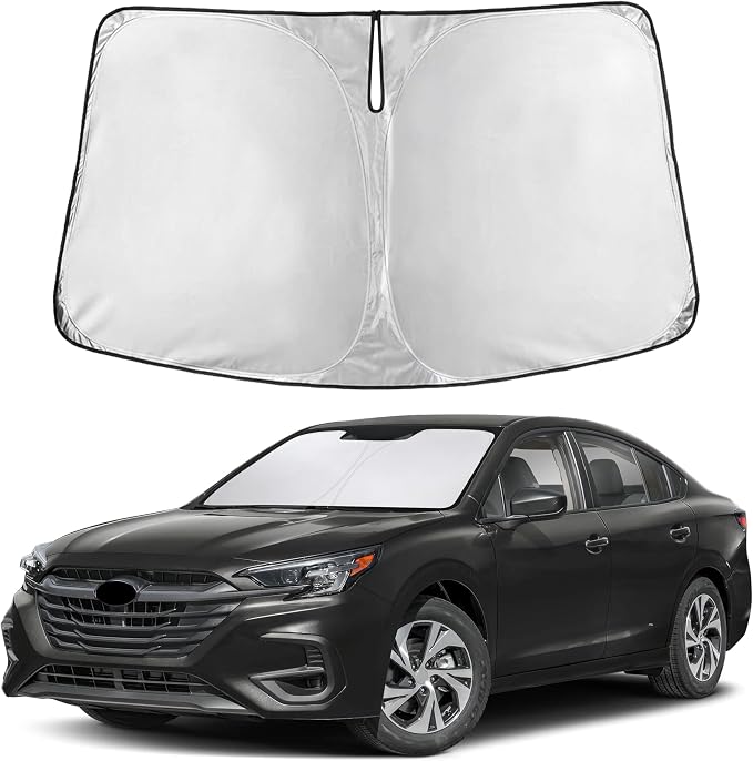 EcoNour Windshield Sunshade Compatible for Subaru Legacy 2020-2023 2024 2025, Sun Visor for Front Windshield & Window Sun Shade Cover, UV Heat Blocker & Protector, Car Accessories by EcoNour