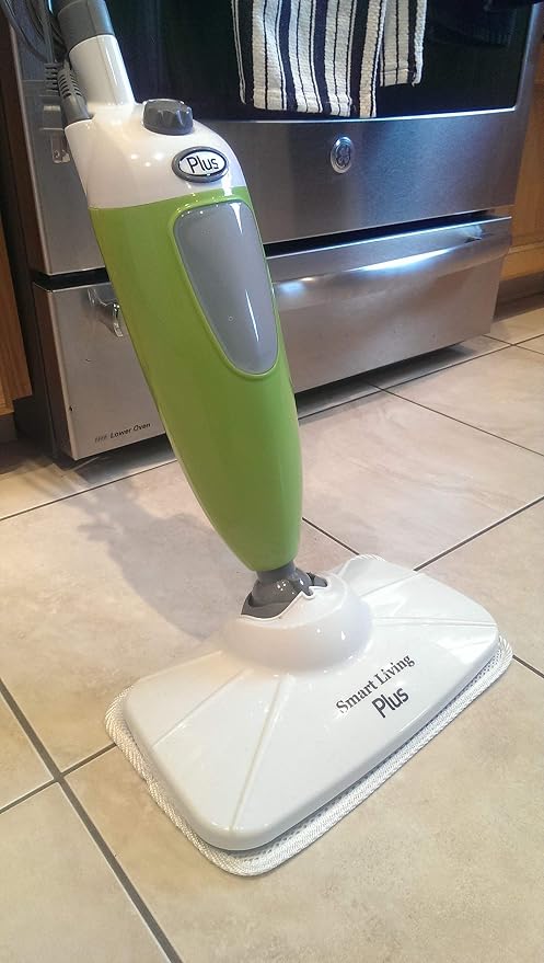 Smart Living Steam Mop Plus,White and Green - Image 6