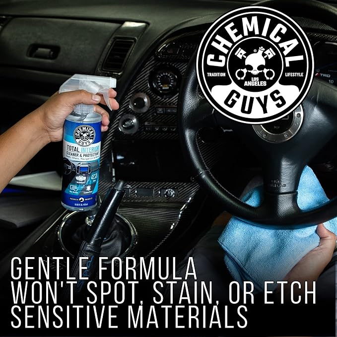 Chemical Guys, Total Interior Cleaner & Protectant, Leather & Vinyl, 16 oz | Cleans dashboards, seats, door panels, trim and glass in one step, leaving a fresh, streak-free, factory-style look - Image 6