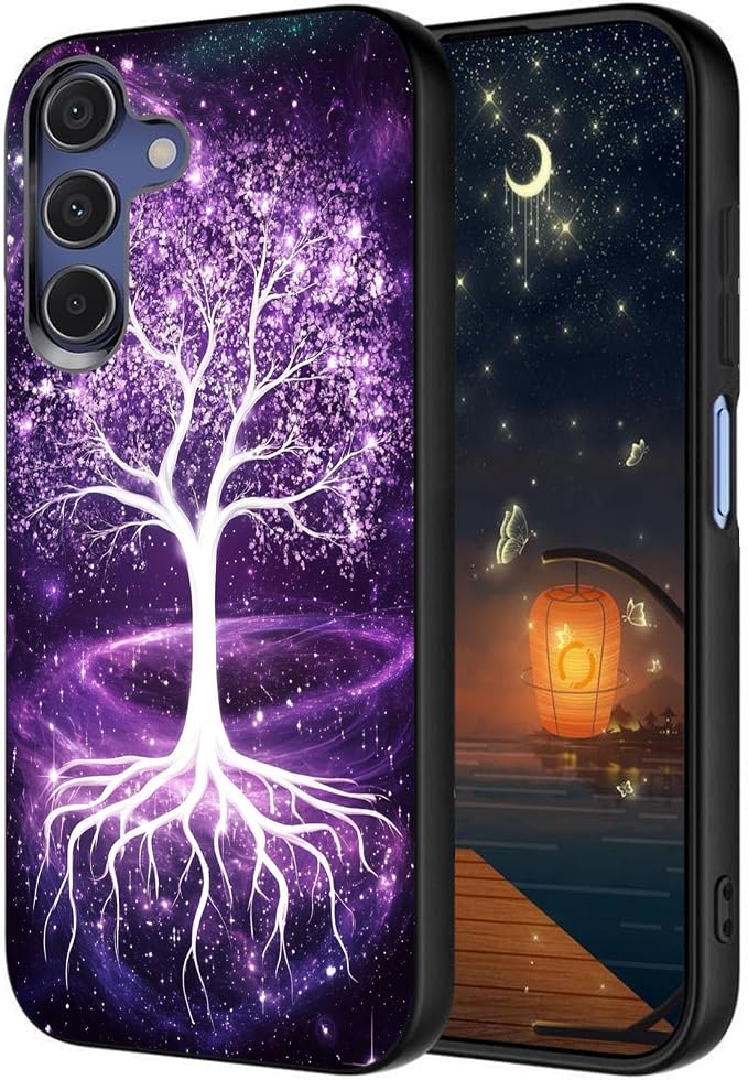 Designed for Galaxy A17 5G Phone Case,Slim Silicone Shockproof Protective Case for Galaxy A17 5G 6.7 inch,Life Tree by Unknown