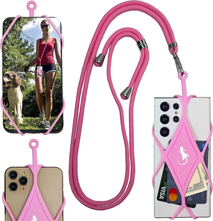 Gecko Travel Tech Cell Phone Lanyard Phone lanyards for Around The Neck Neck Lanyard Phone Crossbody by GeckoTravelTech