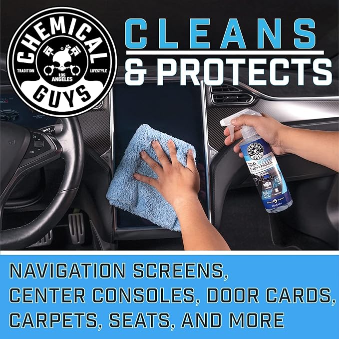 Chemical Guys SPI22016 Total Interior Cleaner and Protectant, Safe for Cars, Trucks, SUVs, Jeeps, Motorcycles, RVs & More, 16 fl oz (Pack of 2) - Image 3