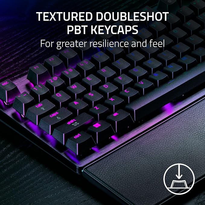 Razer Huntsman V3 Pro 8KHz Esports Gaming Keyboard, Analog Optical, Black | Gen-2 Analog Optical Switches, Rapid Trigger, Adjustable Actuation, Media Controls, PBT Keycaps - Image 11