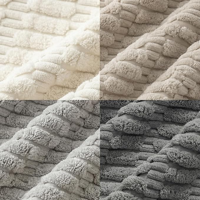 Fancy Homi 4 Packs Decorative Throw Pillow Covers for Living Room Couch Bed, Modern Farmhouse Boho Home Décor Accent Cushion Case, 20" x 20", Grey Series - Image 5