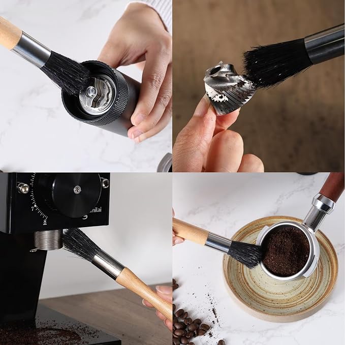 3-Pack Coffee Machine Cleaning Brush, Grinder Cleaning Accessories for Home Kitchen and Barista - Image 6