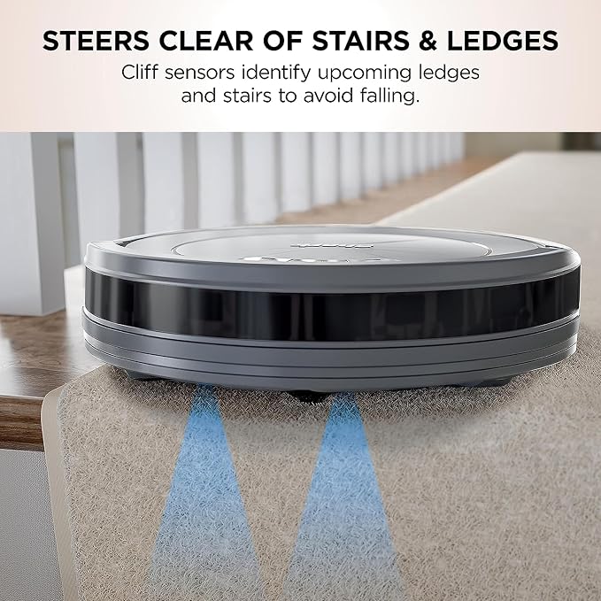 Shark ION Robot Vacuum, Tri-Brush System, Grey, AV753 | Tri-Brush System, Wi-Fi Connected, Works with Alexa & Google Assistant, 120-Min Runtime, Multi-Surface Cleaning - Image 6