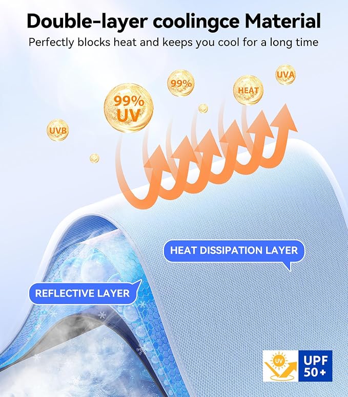 Nmoiss Windshield Sun Shade Umbrella for Sierra - [Vinyl Coating Heat Shield] Protect Car from Sun Rays & Heat Damage Keep Cool and Protect Interior, Spring Structure Edge - Image 3