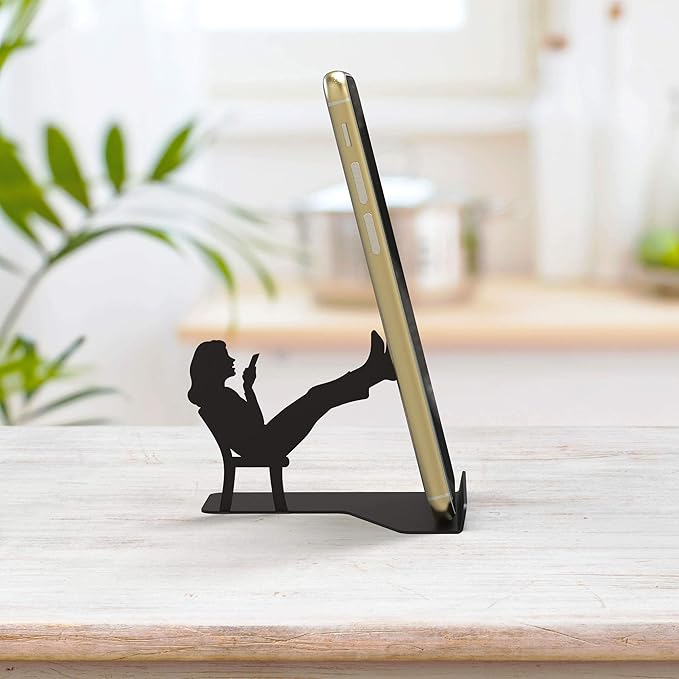 Artori Design Cell Phone Stand for Desk - Smartphone Stand for Office or Home - Cute Phone Stand for Recording Watching Videos Gaming or Video Calls - Unique Phone Holder for Tablets and Cellphones - Image 2
