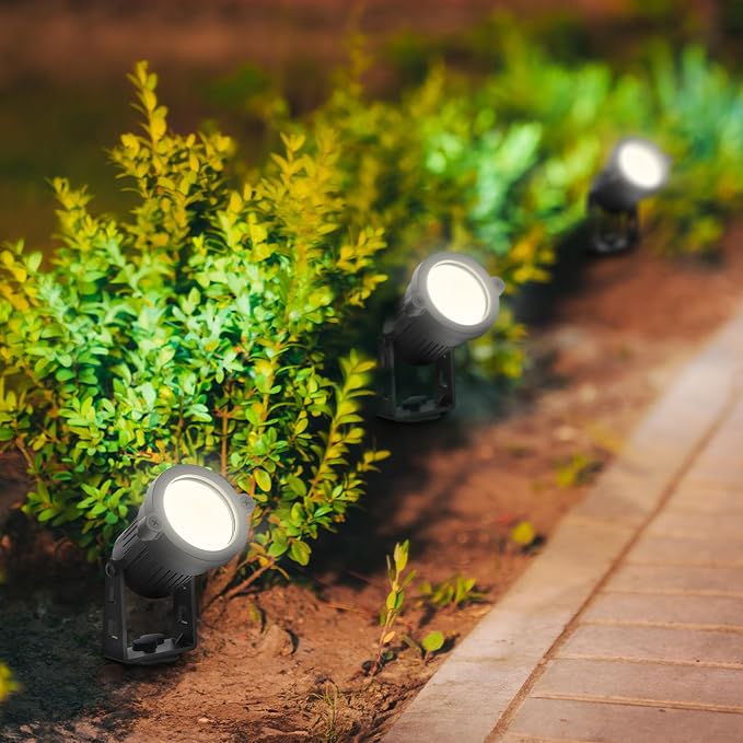 Feit Electric Smart Color Changing & Tunable White Outdoor Spotlights, 250 Lumens, Music Sync, Voice Control Compatible with Alexa & Google Home, Linkable, App Controlled, SPOT/RGBW/AG/2, 2-Pack - Image 6