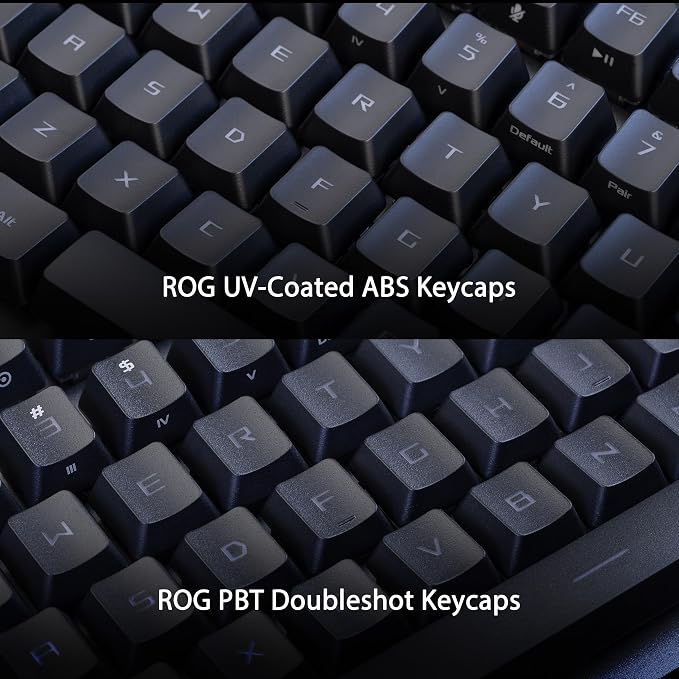 ASUS ROG Strix Scope II 96 RX Wireless Optical Gaming Keyboard – 96% Full-Size, Tri-Mode Connectivity, Pre-lubed ROG RX Red Linear Switches PBT Keycaps, RGB, PC/Mac Support - Black - Image 8