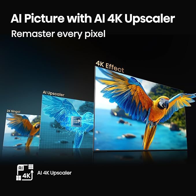 Hisense 50" E6 Cinema Series Hi-QLED 4K UHD Smart Fire TV (50E6QF) - AI Light Sensor, Dolby Vision · Atmos, Voice Remote with Alexa, Motion Rate 120, HDR 10+ Adaptive, Game Mode Plus - Image 10