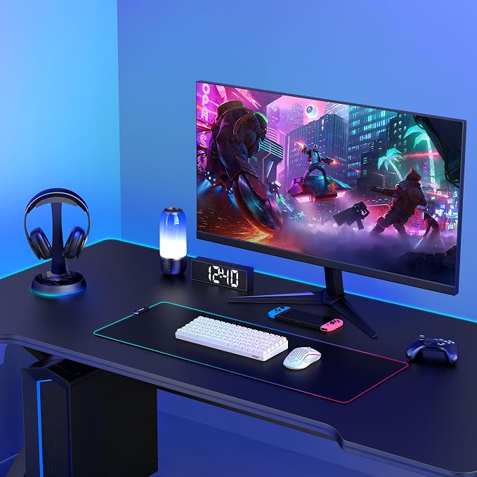 RedThunder K84 Wireless Keyboard and Mouse Combo, Rainbow Backlit Rechargeable Battery, 75% Layout TKL Ultra Compact Gaming Keyboard & Lightweight 3200 DPI Honeycomb Optical Mouse (White) - Image 7