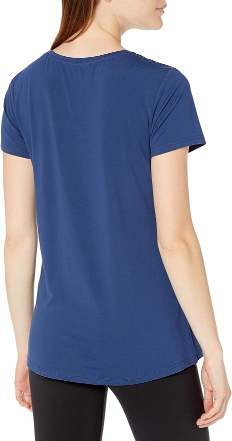 Amazon Essentials Women's Active Quick Dry Tech Stretch Short-Sleeve V-Neck T-Shirt (Available in Plus Size), Pack of 2 - Image 4