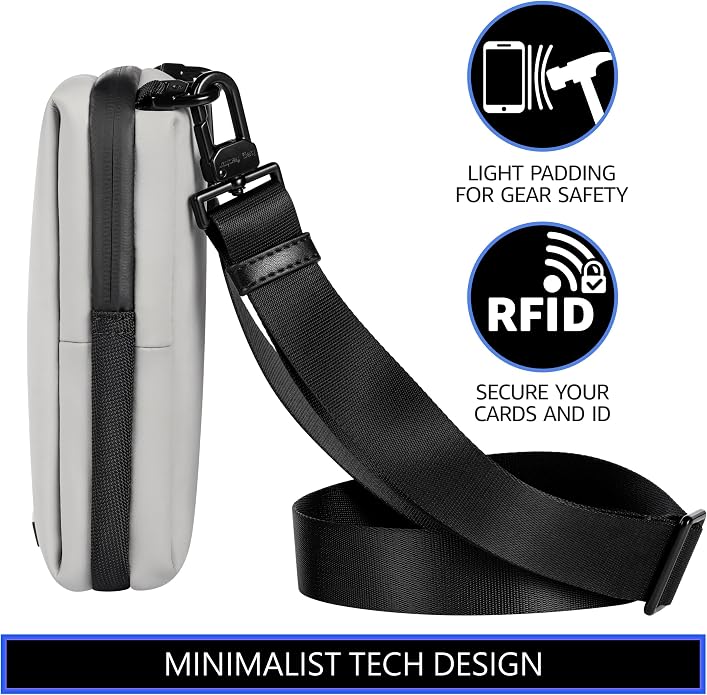 Cell Phone Crossbody Sling Bag EDC – RFID Small Shoulder Bag with Urban Tech Aesthetic - Image 5