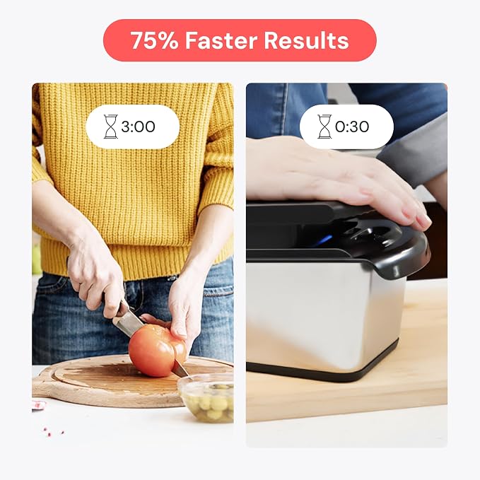 Fullstar Pro Original Vegetable Chopper & Mandoline Slicer Kitchen Gadget | 14 in 1 Veggie Slicer, Onion & Fruit Cutter with Sharp Stainless Steel Blades & Container (Stainless Steel) - Image 3