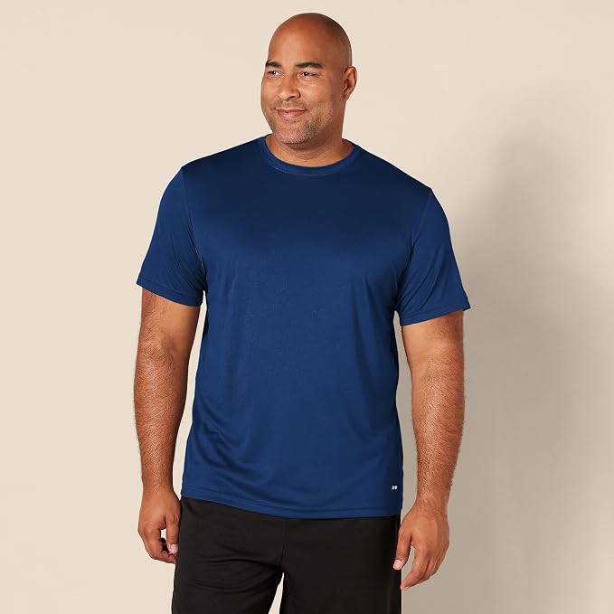 Amazon Essentials Men's Moisture Wicking Breathable Active Performance Tech Gym T-Shirts, Pack of 2 - Image 7