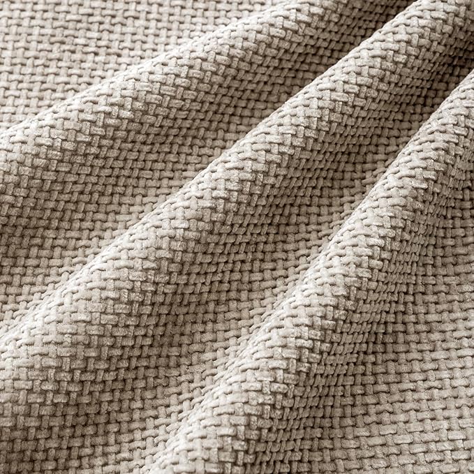 MIULEE Pack of 4 Couch Throw Pillow Covers 20x20 Inch Khaki Soft Decorative Chenille Pillow Covers Farmhouse Accent Cushion Covers for Boho Home Decor Sofa Bedroom Living Room - Image 3